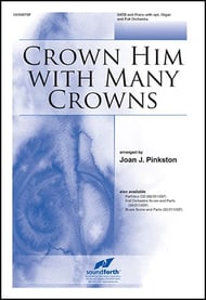 Crown Him with Many Crowns SATB choral sheet music cover Thumbnail